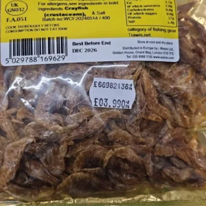 AF WHOLE CRAYFISH 70G