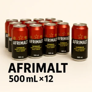 AFRIMALT MALT DRINK CANS 12S